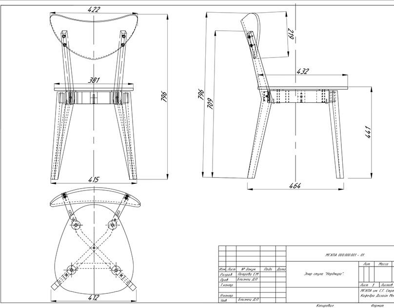 Стул версаль